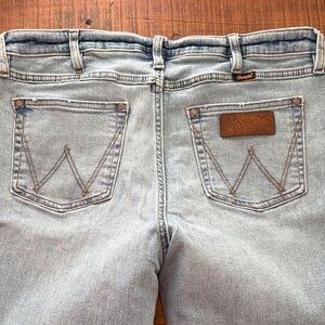 Wrangler Faded Blue Denim Jeans